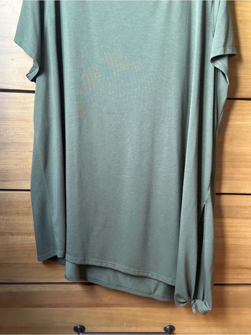 NWOT! Old Navy Green Mixed Media Crew Neck T-Shirt | 3X - Picture 6 of 8